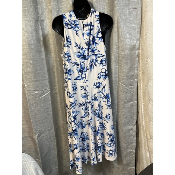 Dress Ralph Lauren White Sleeveless Knee Sheath Dress - Picture 8 of 11